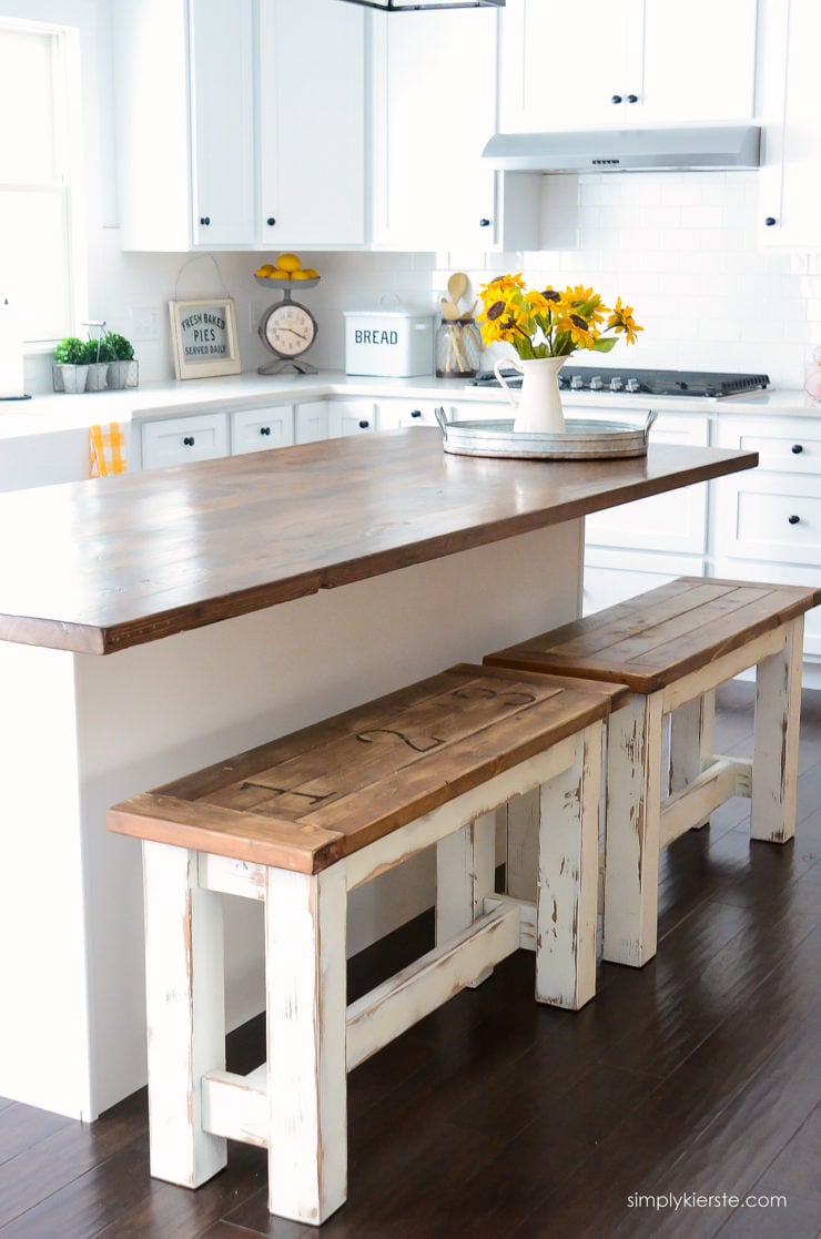 DIY Kitchen Benches - Simply Kierste Design Co.