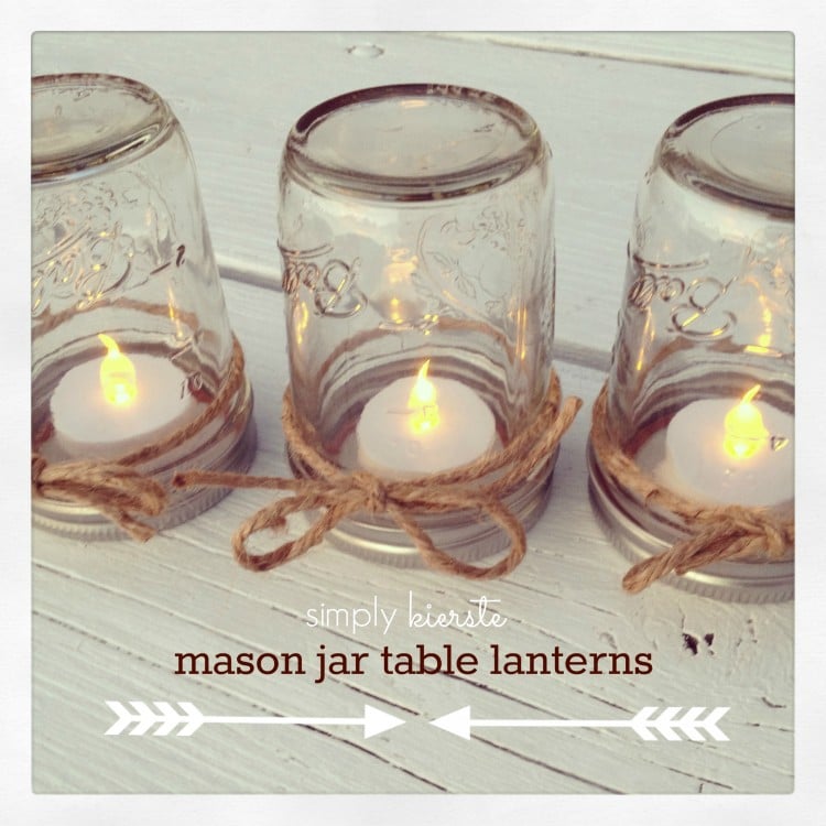 mason jar lantern | simplykierste.com
