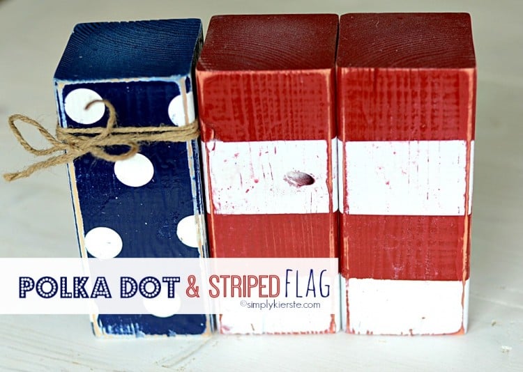 Polka Dot & Striped Flag | simplykierste.com