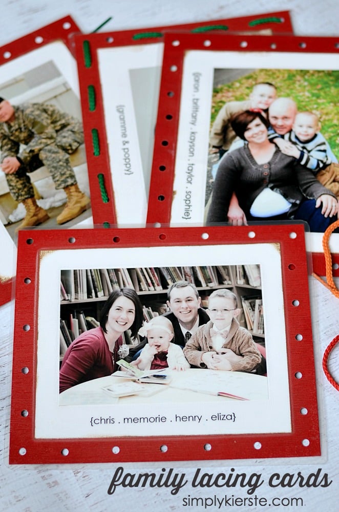 Family Lacing Cards | simplykierste.com