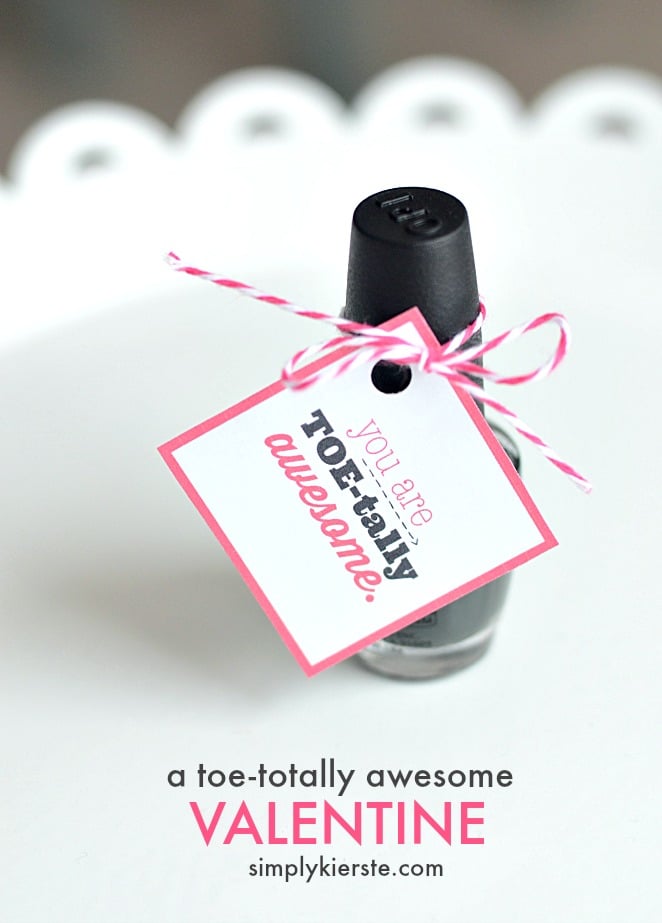 A toe-tally awesome valentine | simplykierste.com